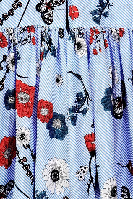 Free Sparrow_Blue Rayon Printed Jumpsuit _Online_at_Aza_Fashions