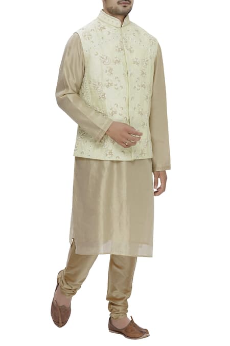 Ekam By Manish Embroidered Bundi Jacket 