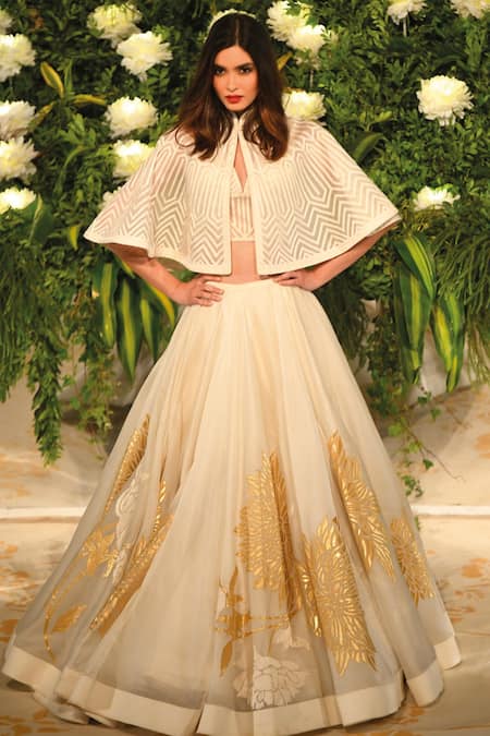 Rohit Bal Embroidered cape 