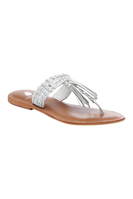 Sole Fry Tassel Slip On Flats 