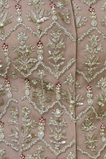 Bhumika Sharma_Brown Georgette Draped Skirt Saree With Blouse_at_Aza_Fashions