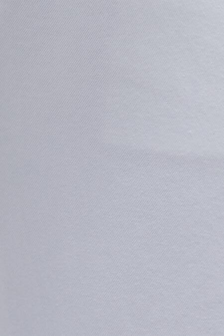 Buy_Dhruv Vaish_White Denim Trousers_Online_at_Aza_Fashions