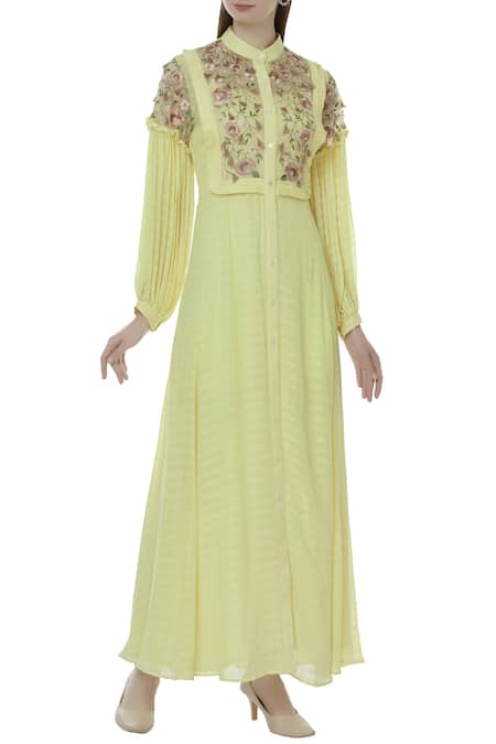 Shruti Sancheti Hand embroidered maxi dress 