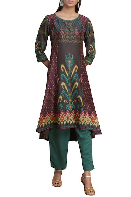 Ritu Kumar Chanderi printed kurta 