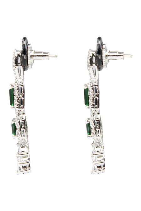 Buy Auraa Trends White Crystal Choker Set Buy_Auraa Trends_White Crystal Choker Set