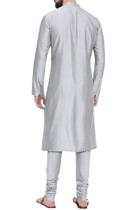Mayank Modi - Men Pintuck kurta set For Kids