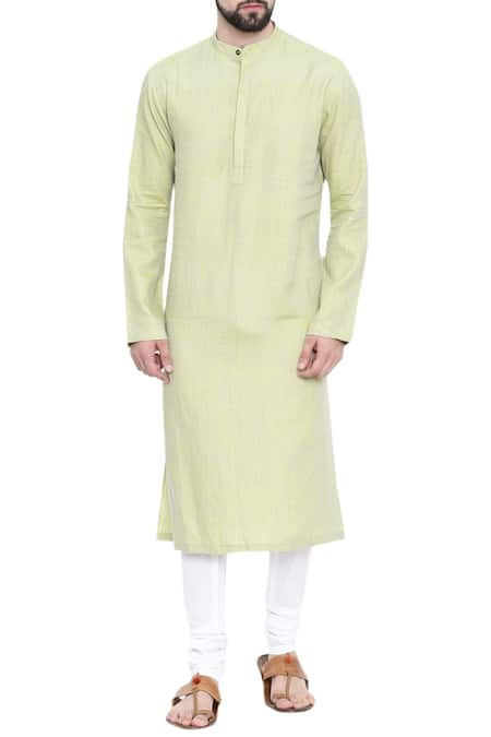 Mayank Modi - Men Linen kurta set 