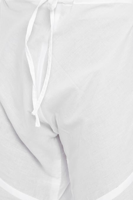 Mayank Modi - Men_Brown Linen Kurta Set _at_Aza_Fashions