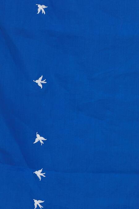 Rouka By Sreejith Jeevan Blue Cotton Wrap Skirt 4