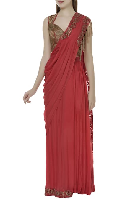 Indian Fusion Gown 2024 | www.gemologytidbits.com