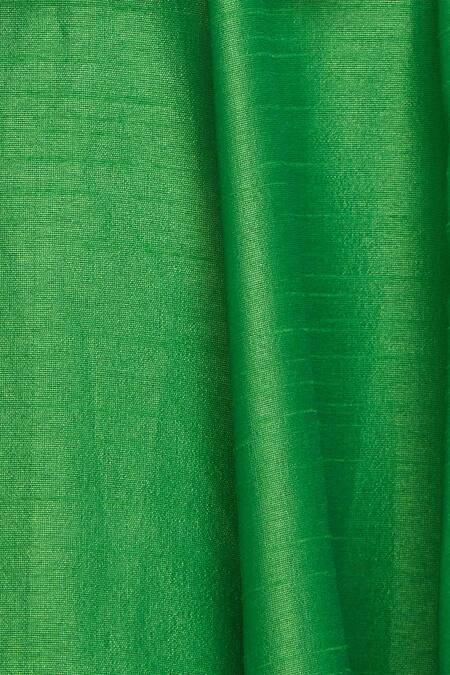 Shop_Preeti S Kapoor_Green Dupion Sweetheart Neck Embellished Lehenga Set _Online_at_Aza_Fashions