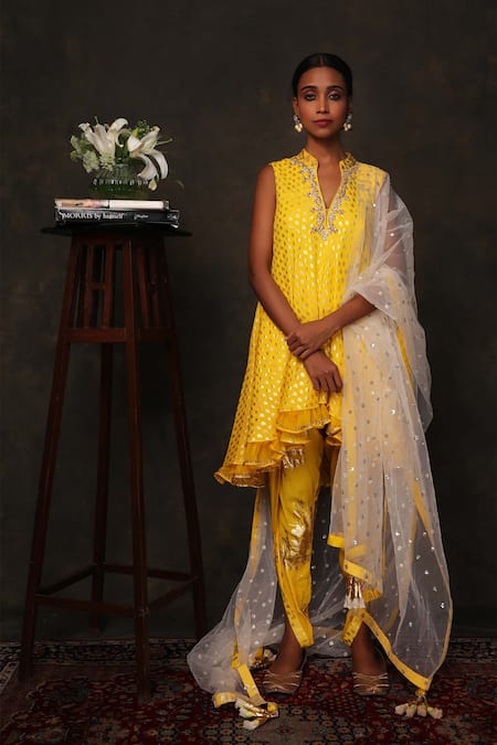 Nikasha Printed tunic & dhoti pants set 