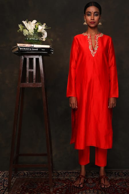 Nikasha Chanderi Silk Kurta Set 