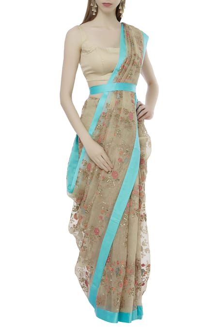 Ranian Embroidered Saree Set 