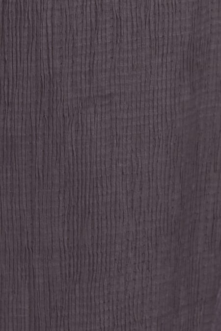 Buy_Akaaro_Purple Kinji Cotton Silk Handwoven Textured Pants  _Online_at_Aza_Fashions