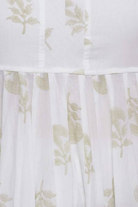 Tokree_White White Printed Anarkali Set_at_Aza_Fashions