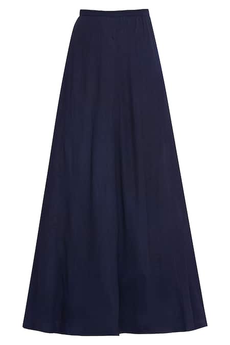 Shop_Nakul Sen_Blue Crepe Embroidered Jacket With Kurta Set_Online_at_Aza_Fashions