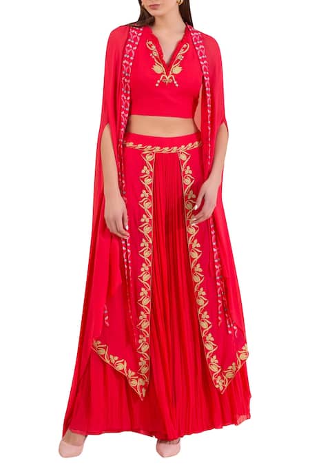 Limerick By Abirr N' Nanki Embroidered lehenga set 