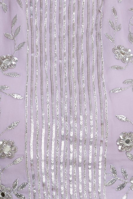 Esha Koul Purple Georgette Round Embellished Lehenga Set at Aza Fashions Esha Koul_Purple Georgette Round Embellished Lehenga Set _at_Aza_Fashions