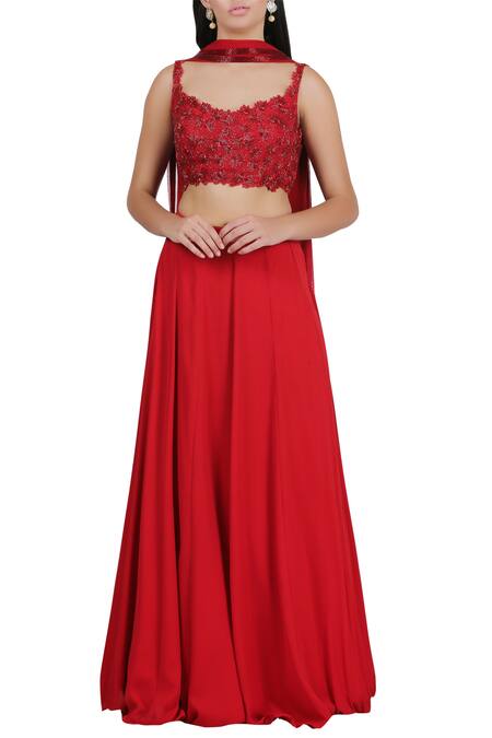 Shop Vaarha Embroidered Lehenga Set Online at Aza Fashions Shop_Vaarha_Embroidered Lehenga Set_Online_at_Aza_Fashions