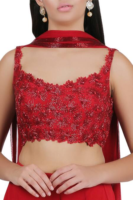 Vaarha Embroidered Lehenga Set at Aza Fashions Vaarha_Embroidered Lehenga Set_at_Aza_Fashions