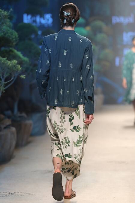 Payal Pratap Linen Printed Jumpsuit 