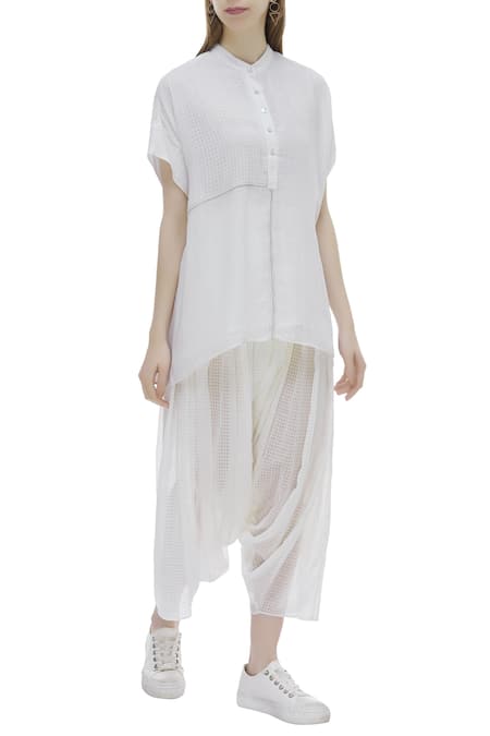 Urvashi Kaur Organic Cotton Draped Pants 