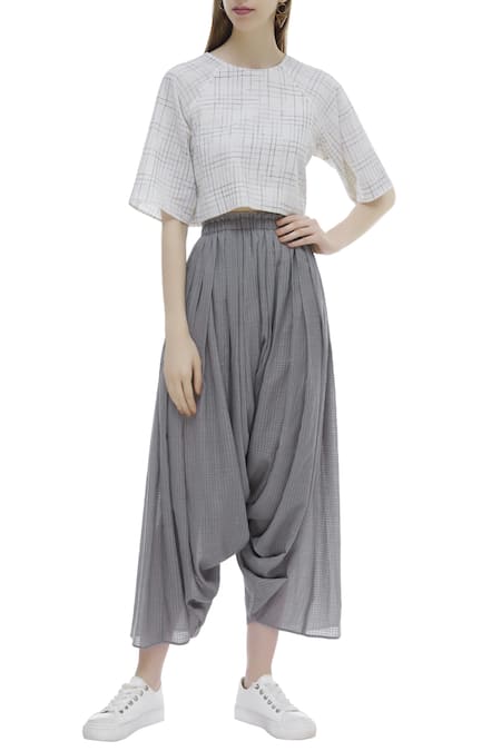 Urvashi Kaur Organic Cotton Draped Pants 