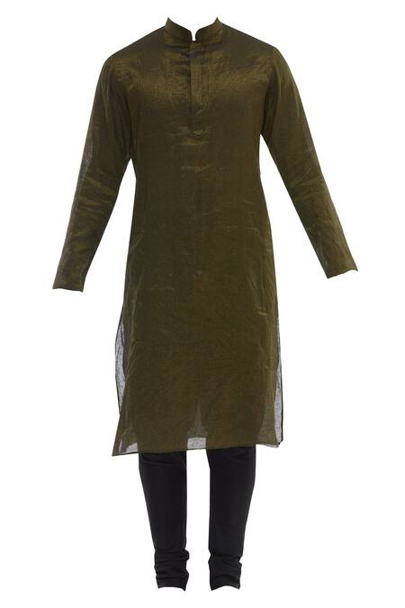 Buy_Vikram Phadnis_Black Kurta Embellished Nehru Jacket Set_Online_at_Aza_Fashions