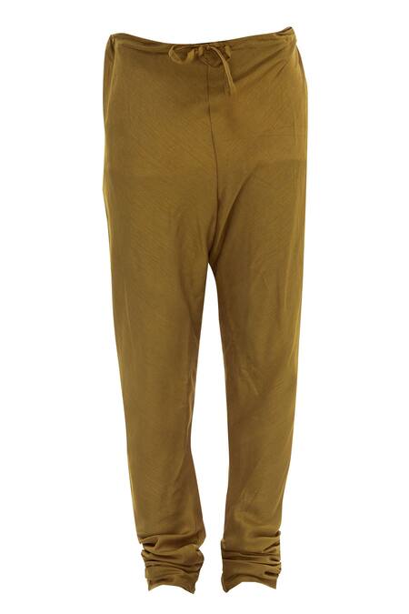 Shop_Vikram Phadnis_Yellow Chanderi Kurta And Nehru Jacket Set_Online_at_Aza_Fashions