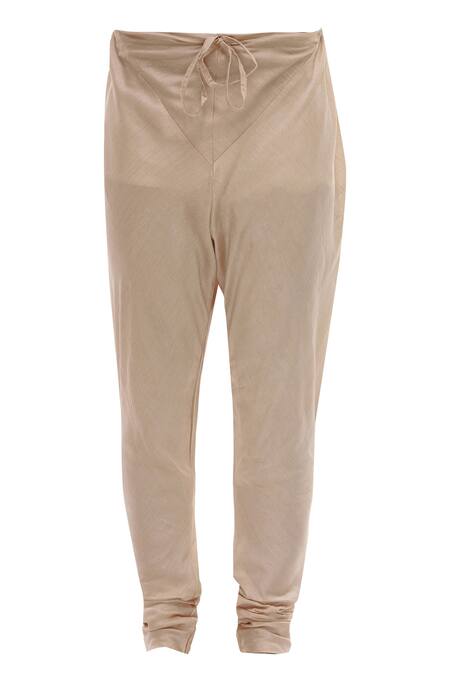 Shop_Vikram Phadnis_Pink Chanderi Kurta And Nehru Jacket Set_Online_at_Aza_Fashions