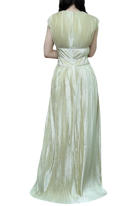 Swatee Singh Pleated Gown 