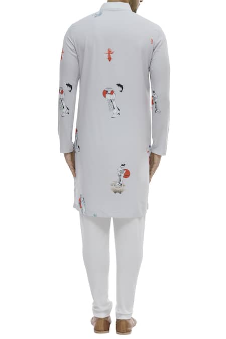 Nautanky Printed Kurta Set 
