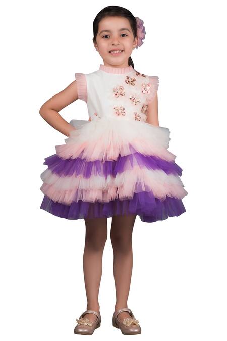 Baby Girl Colorful Sequined Princess Dress Birthday Party Dress – marryshe