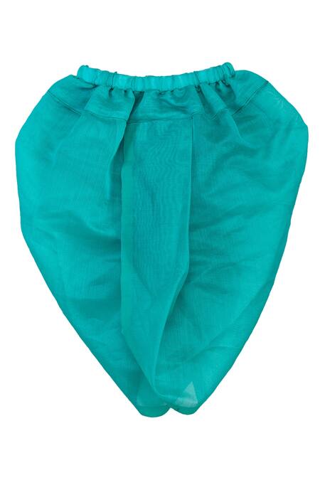 Minikin Green Chanderi, Cotton Embroidery Kurta Set Online at Aza Fashions Minikin_Green Chanderi, Cotton Embroidery Kurta Set _Online_at_Aza_Fashions