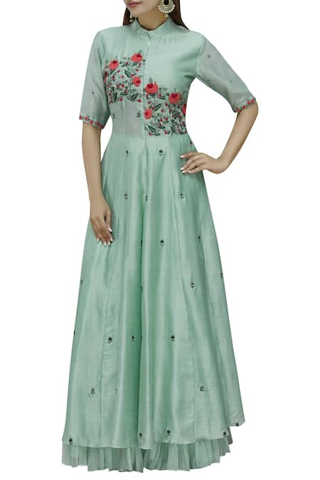 Neeta Bhargava Embroidered Kurta Lehenga Set 