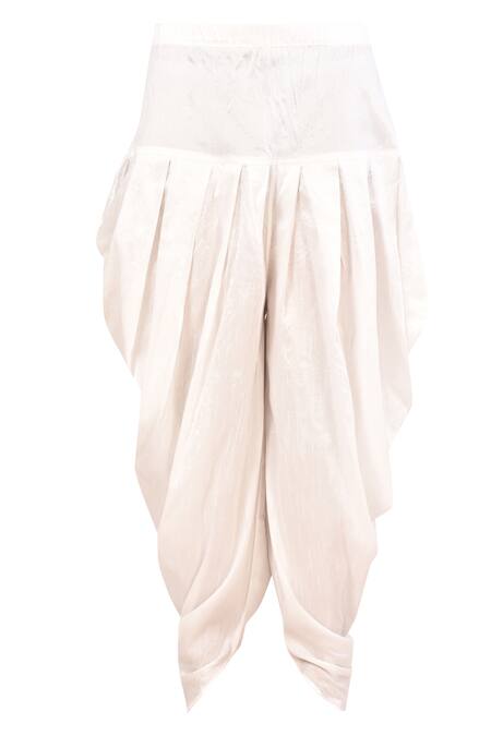Buy_Arihant Rai Sinha_Beige Silk, Cotton Embroidery Jacquard Kurta Set 
