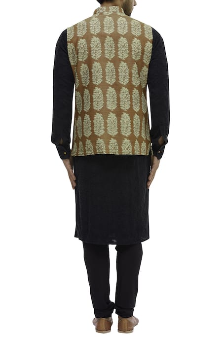 Gaurav Katta Chanderi Printed Bundi 