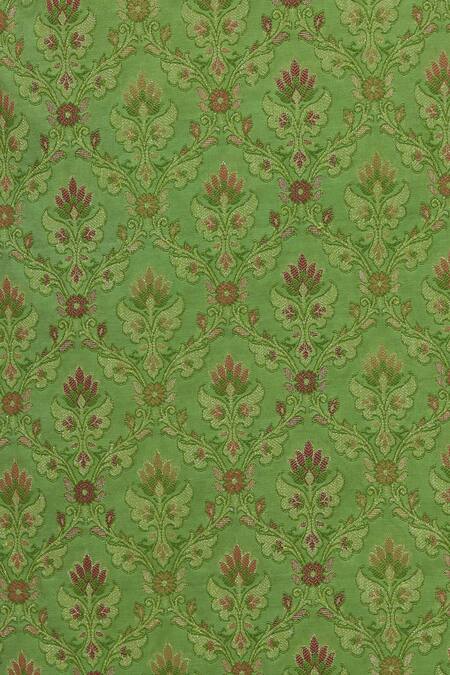 Gaurav Katta Green Moonga Silk Woven Kurta at Aza Fashions Gaurav Katta_Green Moonga Silk Woven Kurta _at_Aza_Fashions