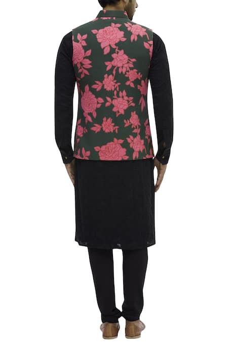 Gaurav Katta Floral Print Bundi 