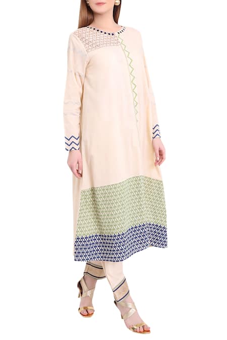 Natasha J Printed Kurta Set 