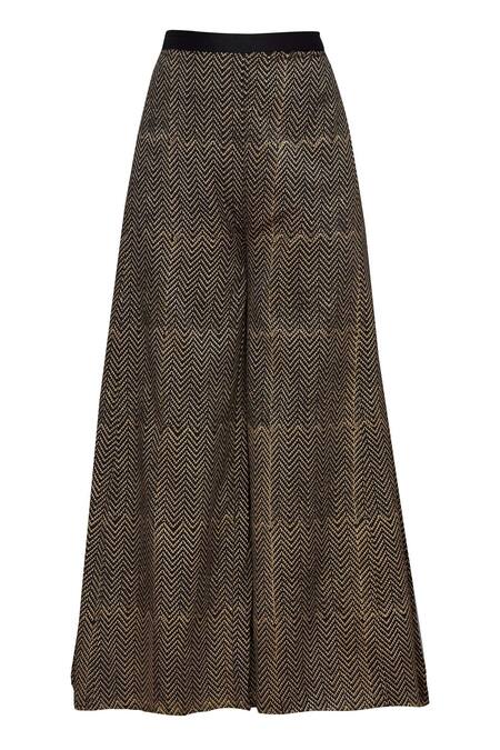 Shop Priyam Narayan Black Handloom Chanderi Round Anarkali Palazzo Set Online at Aza Fashions Shop_Priyam Narayan_Black Handloom Chanderi Round Anarkali Palazzo Set_Online_at_Aza_Fashions