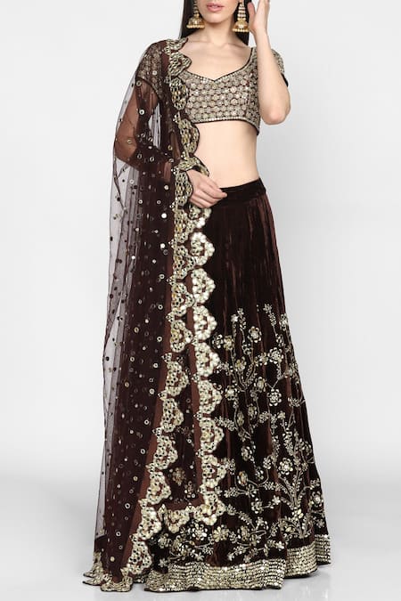 Abhinav Mishra Embellished Lehenga Set 