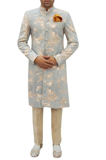 Gaurav Katta Printed Sherwani 