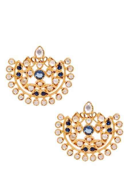 Anita Dongre Gold Plated Crystal Aahna Earrings