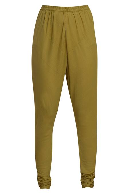 Shop_Dnu Priyal Prakash_Yellow Chanderi Anarkali Set_Online_at_Aza_Fashions