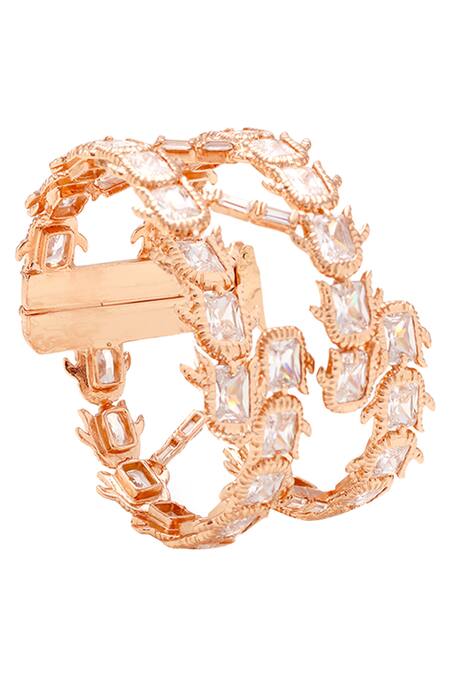 Outhouse Handcrafted Crystal Cuff 