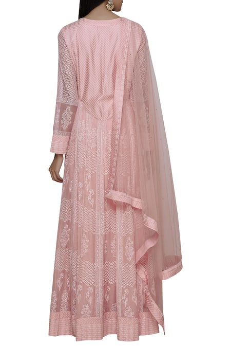 Shyam Narayan Prasad Embroidered Anarkali Set 