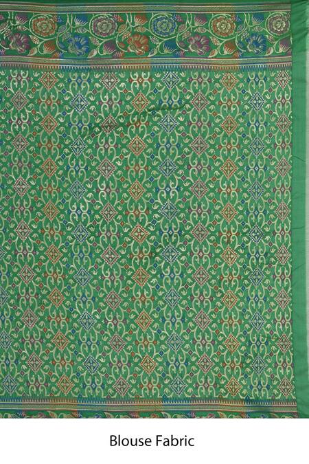 Buy_Samyukta Singhania_Red Banarasi Silk Saree_Online_at_Aza_Fashions