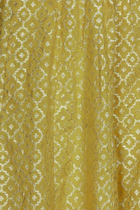 Neha Khullar Yellow Blouse Silklehanga Brocadedupatta Net Lehenga Set at Aza Fashions Neha Khullar_Yellow Blouse Silklehanga Brocadedupatta Net Lehenga Set _at_Aza_Fashions